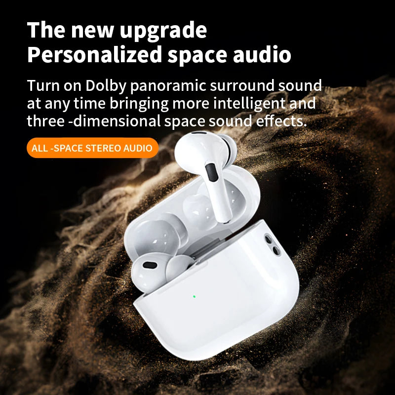 Airs Pro Wireless Headphones Bluetooth Headphones Fake AirPods with Microphone Charging Case Headphones for All Smartphones