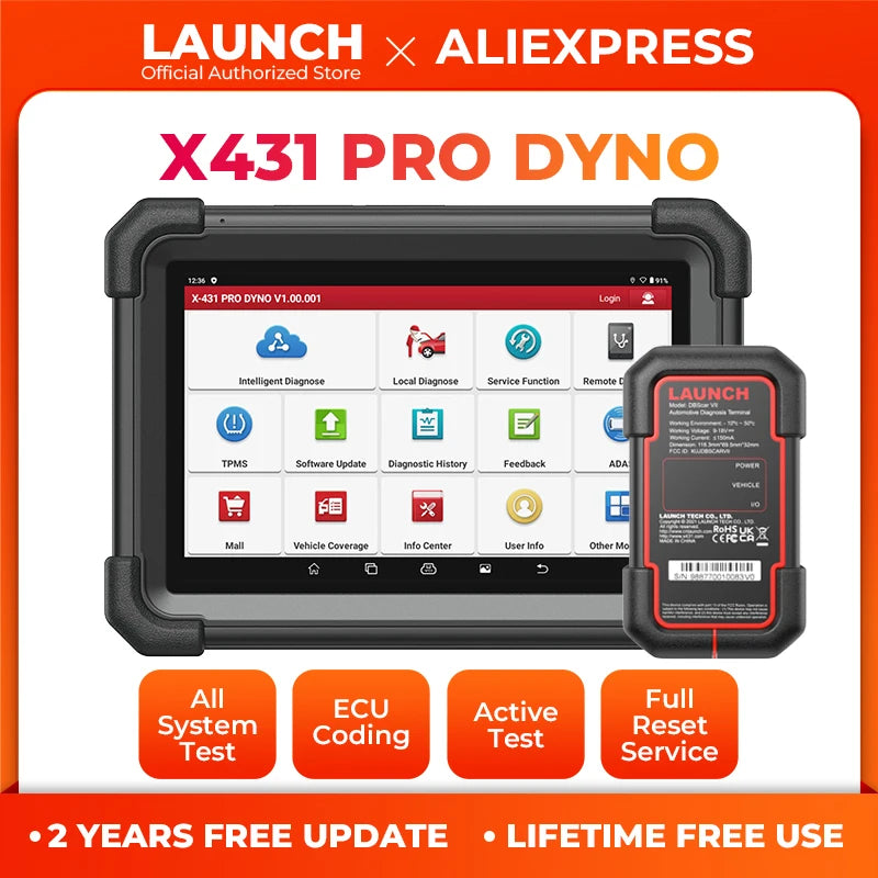 NEW LAUNCH X431 PRO DYNO Car Diagnostic Tools OBD2 Scanner Diagnost Auto Automotive Car Scan Autoscanner Diagnosis Free Shipping