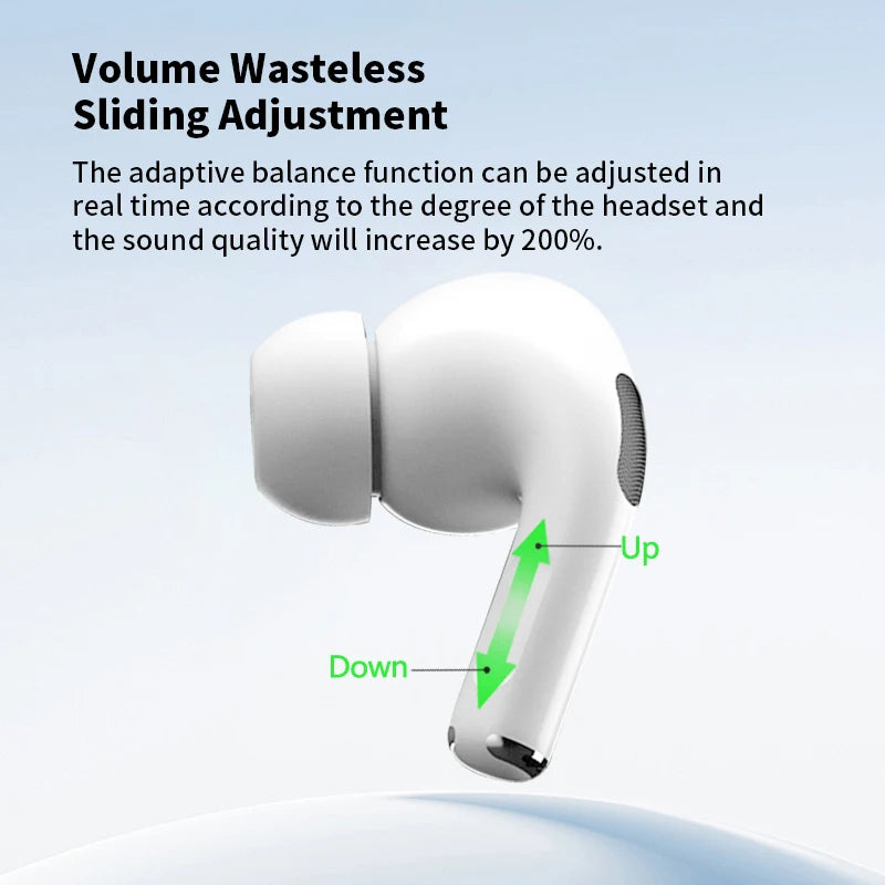 Airs Pro Wireless Headphones Bluetooth Headphones Fake AirPods with Microphone Charging Case Headphones for All Smartphones