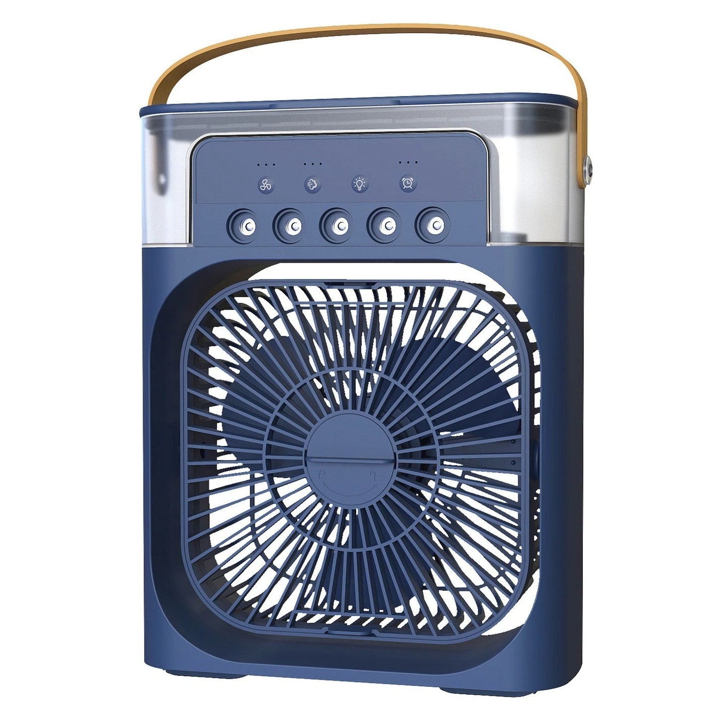 Multi-Function Mist Fan with Oscillating Air Conditioner, Aromatherapy, Colorful Lights & Timer for Home Office Use