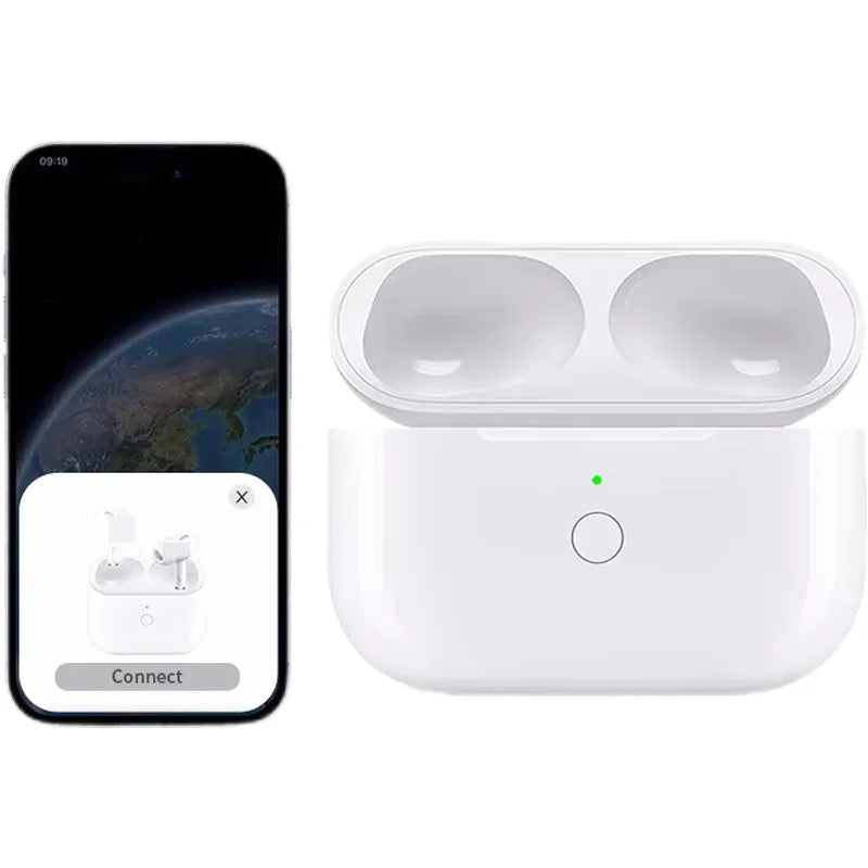 Wireless Charging Case for AirPods Pro 2nd and 1st Gen with Bluetooth-Compatible Sync Button and 450mAh Battery Airpods3 4 Charg