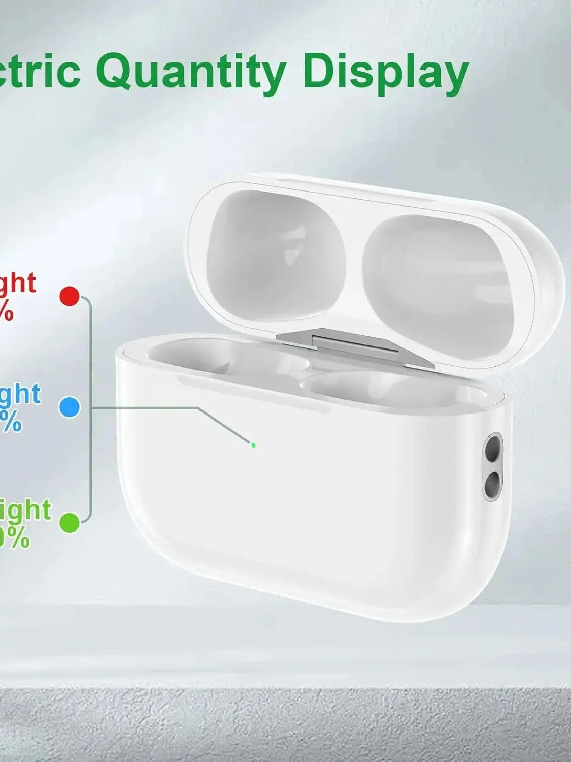 Wireless Charging Case for AirPods Pro 2nd and 1st Gen with Bluetooth-Compatible Sync Button and 450mAh Battery Airpods3 4 Charg