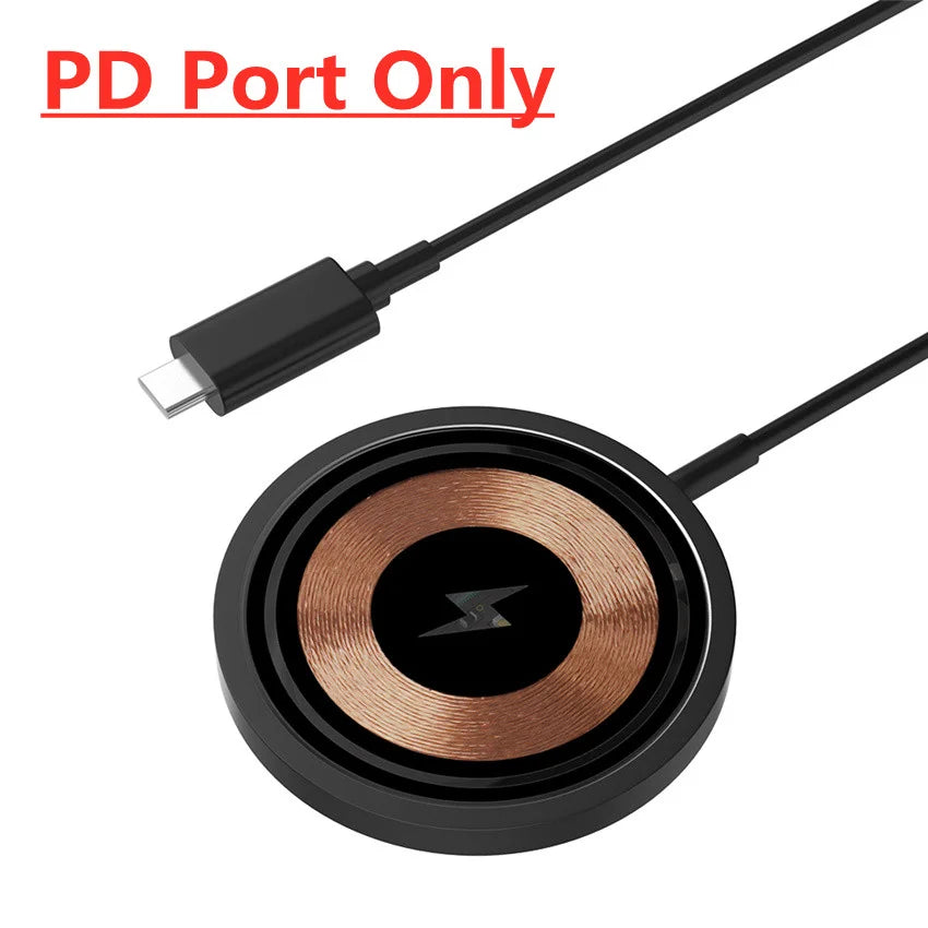 100W Magnetic Wireless Charger Pad Phone Chargers For iPhone 15 14 13 Pro Max Airpods Portable Macsafe PD Fast Charging Station