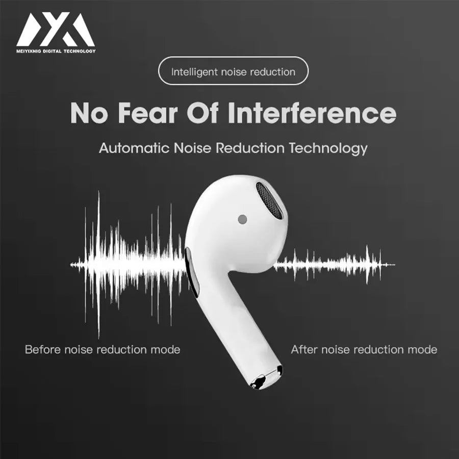 Air Pro4 Wireless Headphones - Over-Ear Headphones for Dual Ear Canal, Long Battery Life, Suitable for Running, Low-End Bass, Sp