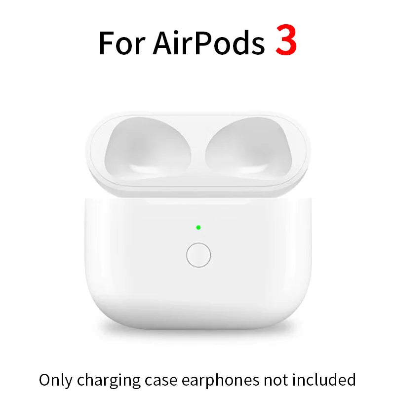 Replacement Original Charging Box For Airpods Pro 1 2 3 Bluetooth Earphone Battery Charger Case With LED Indicator Light