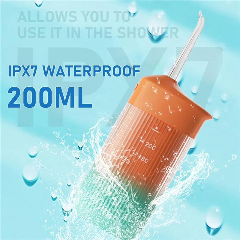 AA20-Portable Water Flosser For Teeth Travel Mini Small Water Flosser Compact Electric Oral Irrigator Flossing