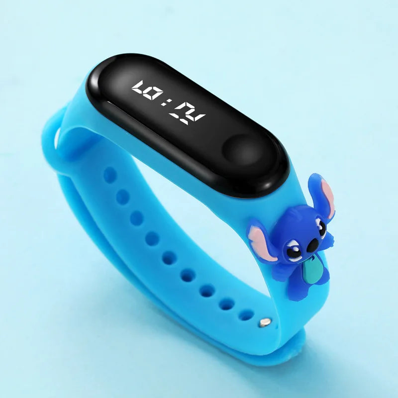 Cartoon Marvel Children's Watch Fashion Watches Electronic Digital LED Display Watches Waterproof Holiday Gift Kids Watches