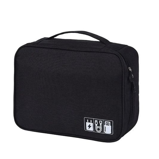 Cable Storage Bag Waterproof Digital Electronic Organizer Portable USB Data Line Charger Plug Storage Bag Travel Cable Organizer