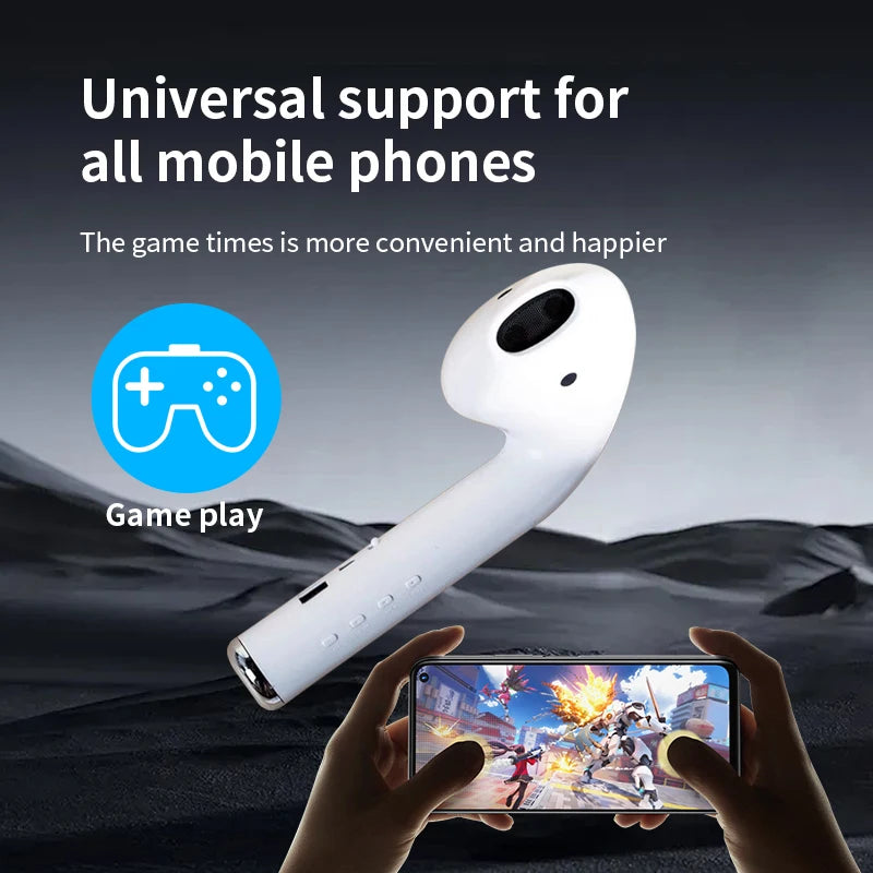 Wireless Speaker  AirPods Model With Oversized Shape Spoof Subwoofer GiantSecond Generation Big Headphones Inserted U Disk TF